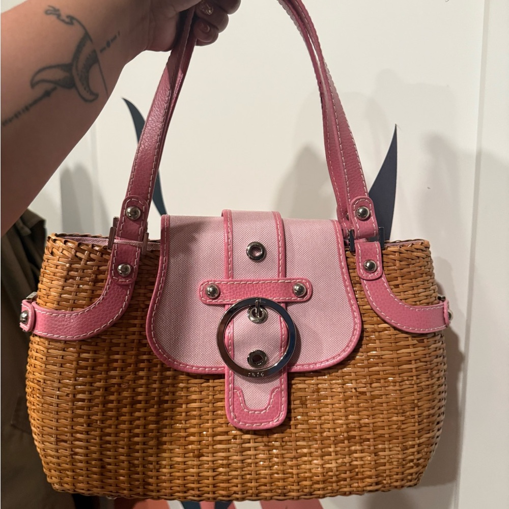 Rafa New York Tan Woven Bag